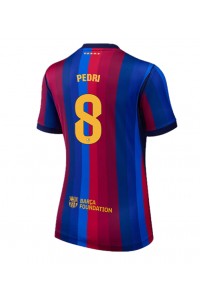 Barcelona Pedri Gonzalez #8 Fotballdrakt Hjemme Klær Dame 2026-27 Korte ermer